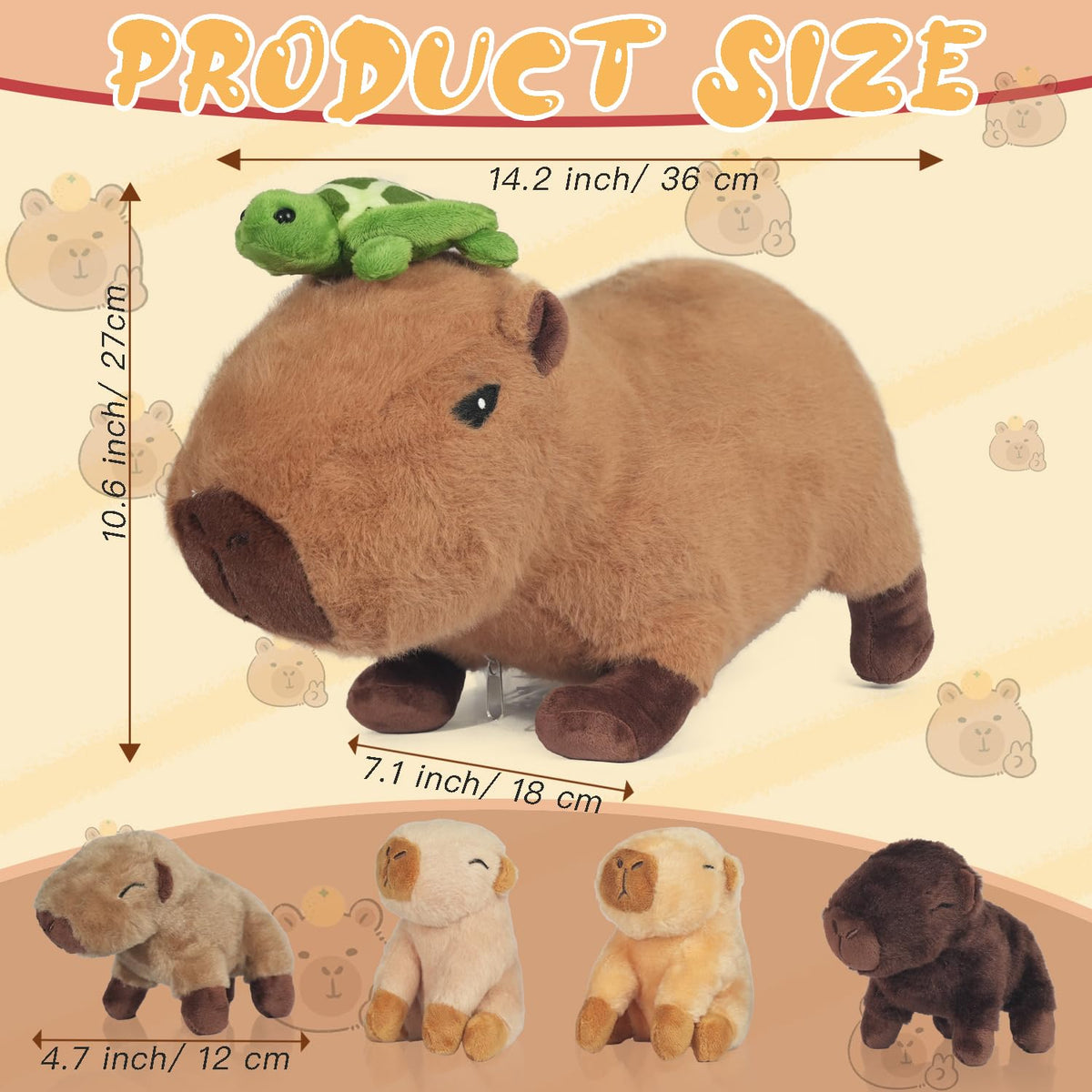 XYHQYB capybara set doubles as a travel pillow and comforting companion.