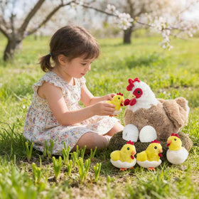 XYHQYB baby chicks plush companions for imaginative play