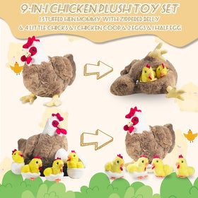 XYHQYB egg plush in the chicken set for surprise moments