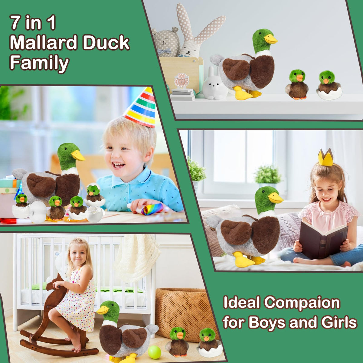 XYHQYB duck plush decor for bedrooms and living rooms.