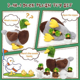 XYHQYB duckling plush quartet, soft and cuddly for playtime and daily comfort.