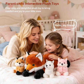 XYHQYB 19-inch fox plush supports imaginative play and cozy bedtime routines