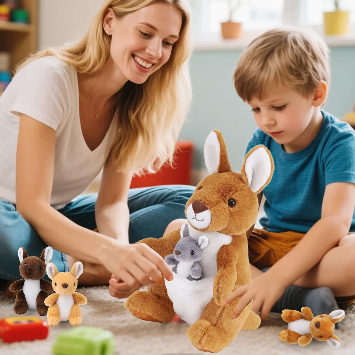 XYHQYB educational kangaroo plush promotes imaginative play