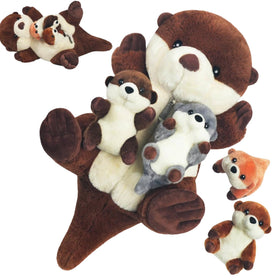 XYHQYB sea otter plush mommy cuddle companion for kids' storytelling.