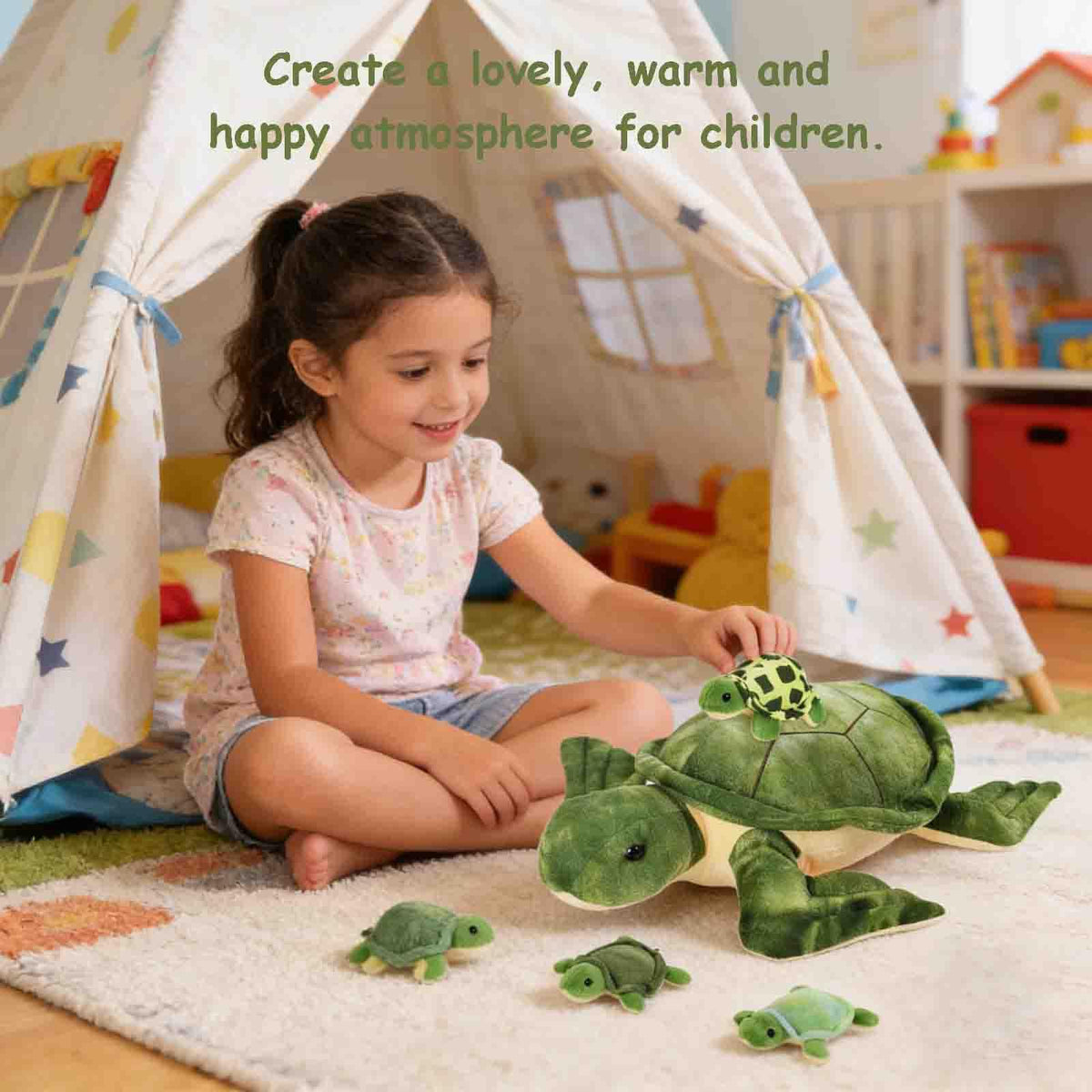 XYHQYB sea turtle baby plush inside view highlights tiny hatchlings.