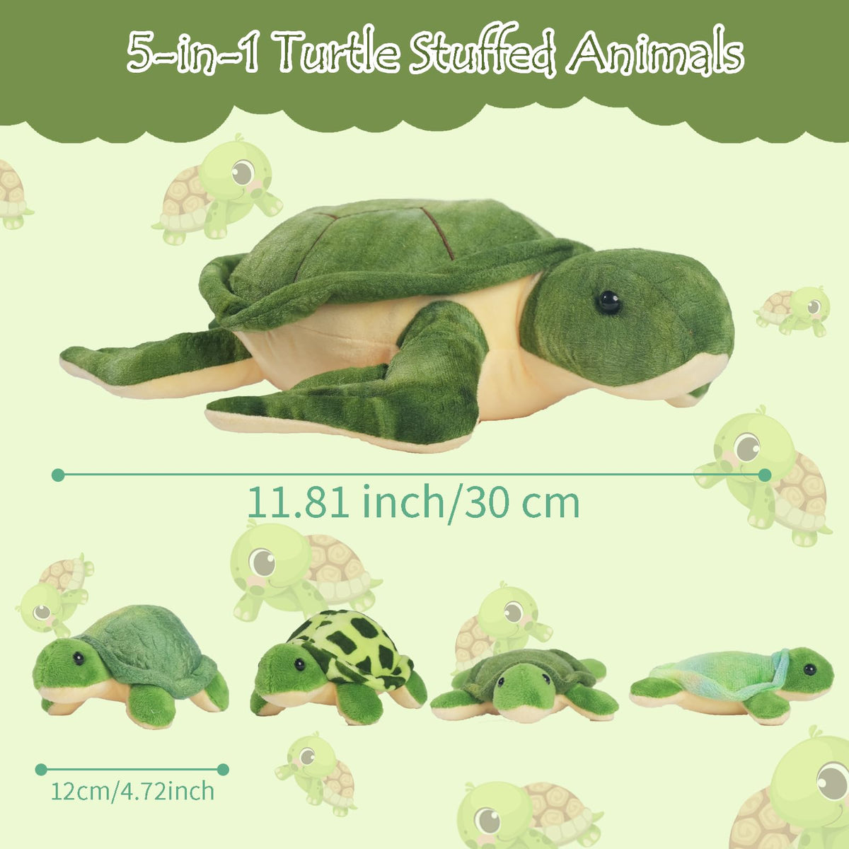 XYHQYB sea turtle plush packaging ensures safe delivery and unboxing.