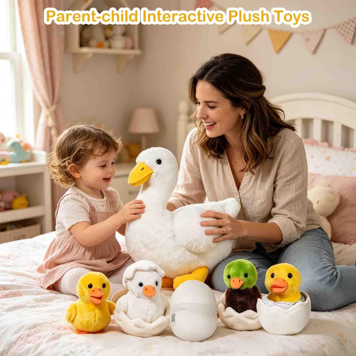 XYHQYB soft PP cotton fill duck plush, gentle hug quality
