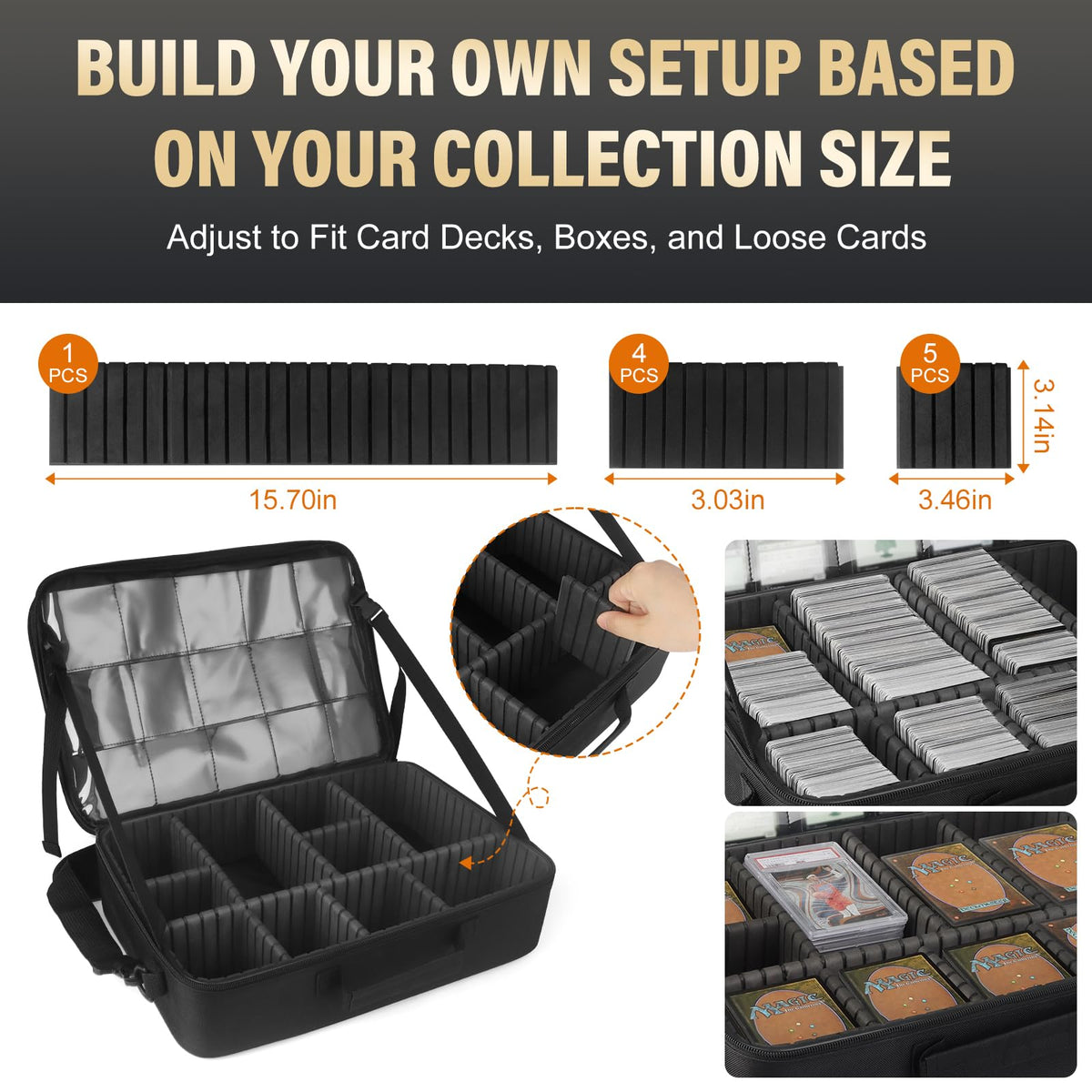 Xykzra dedicated accessory pocket secures dice and counters in one place