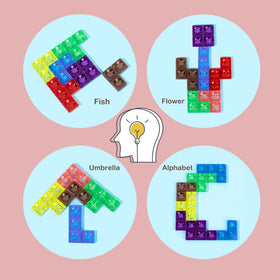 Xylolin tangram style travel set for education on the go