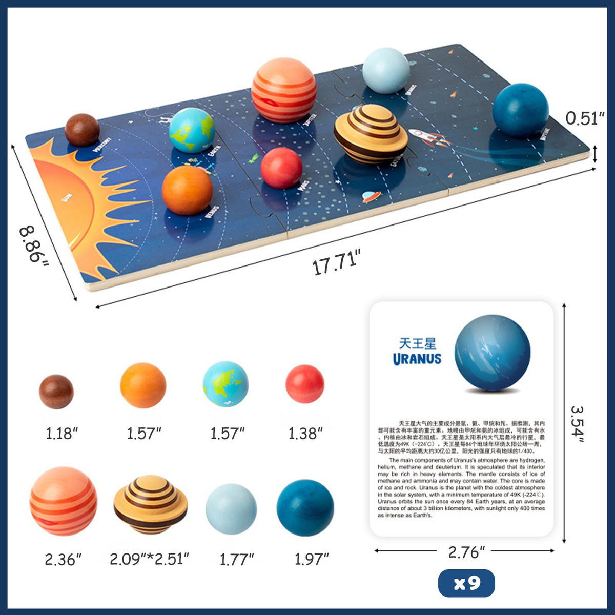 Xylolin wooden solar system board in classroom setup promotes group space learning.