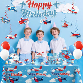 Xynic airplane balloons set enhances color and festive atmosphere
