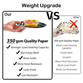 Xynic Bad Two the Bone plates 9-inch elevate snack and cake moments