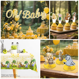 Xynic bear centerpieces create a warm focal point for guests