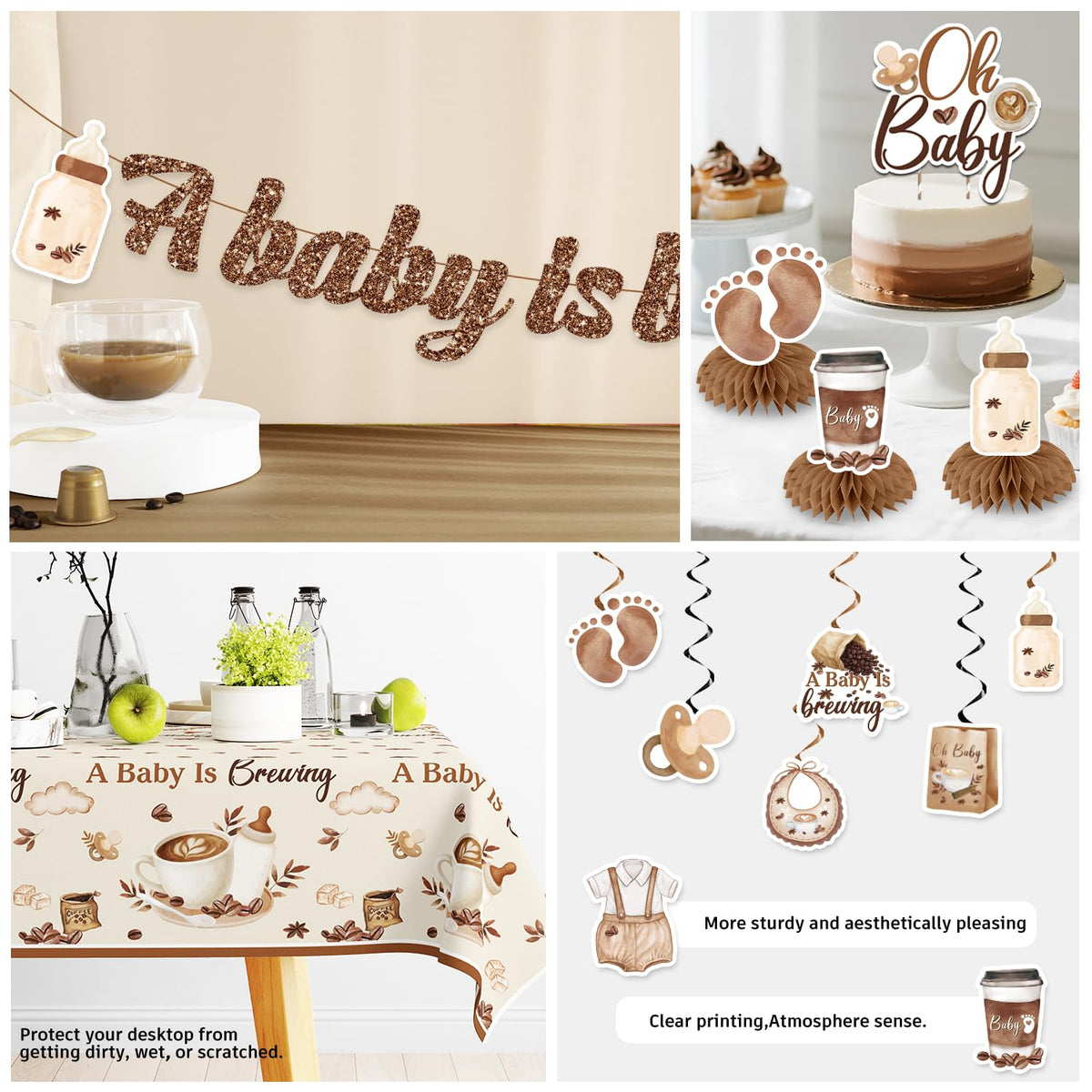 Xynic coffee bean tableware set serves 25 guests with disposables