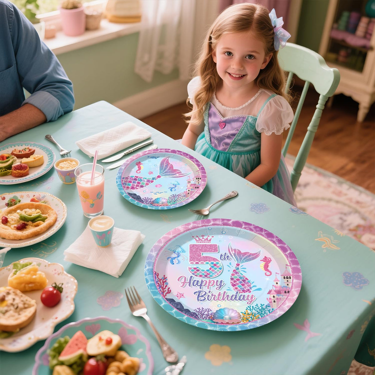 Xynic Cupcake toppers Mermaid add charm to treats.
