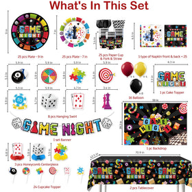 Xynic Game Night napkins bring color to messy moments while simplifying cleanup.