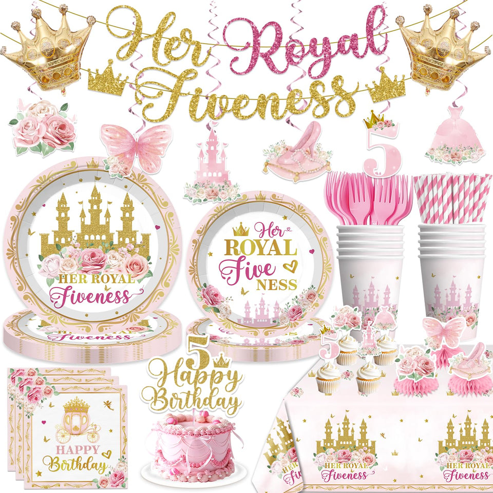 Xynic Her Royal Fiveness banner sets a magical princess welcome.