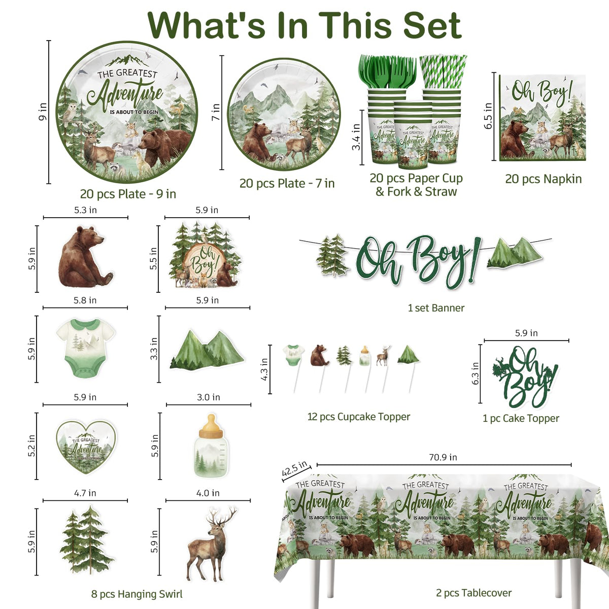 Xynic Let the Adventure Begin hanging swirls add whimsy and color.