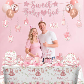 Xynic pink tableware set captures the party-ready look at a glance.