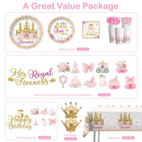 Xynic princess cake topper creates a memorable cake focal point.