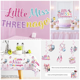 Xynic Threenager 9-inch makeup plates support snacks and meals.