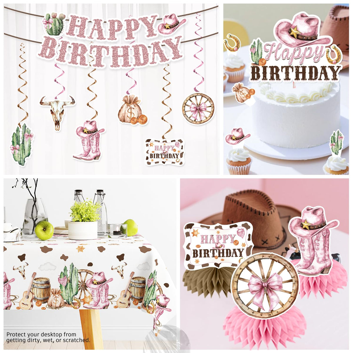 Xynic pink napkins coordinate with theme and absorb spills.