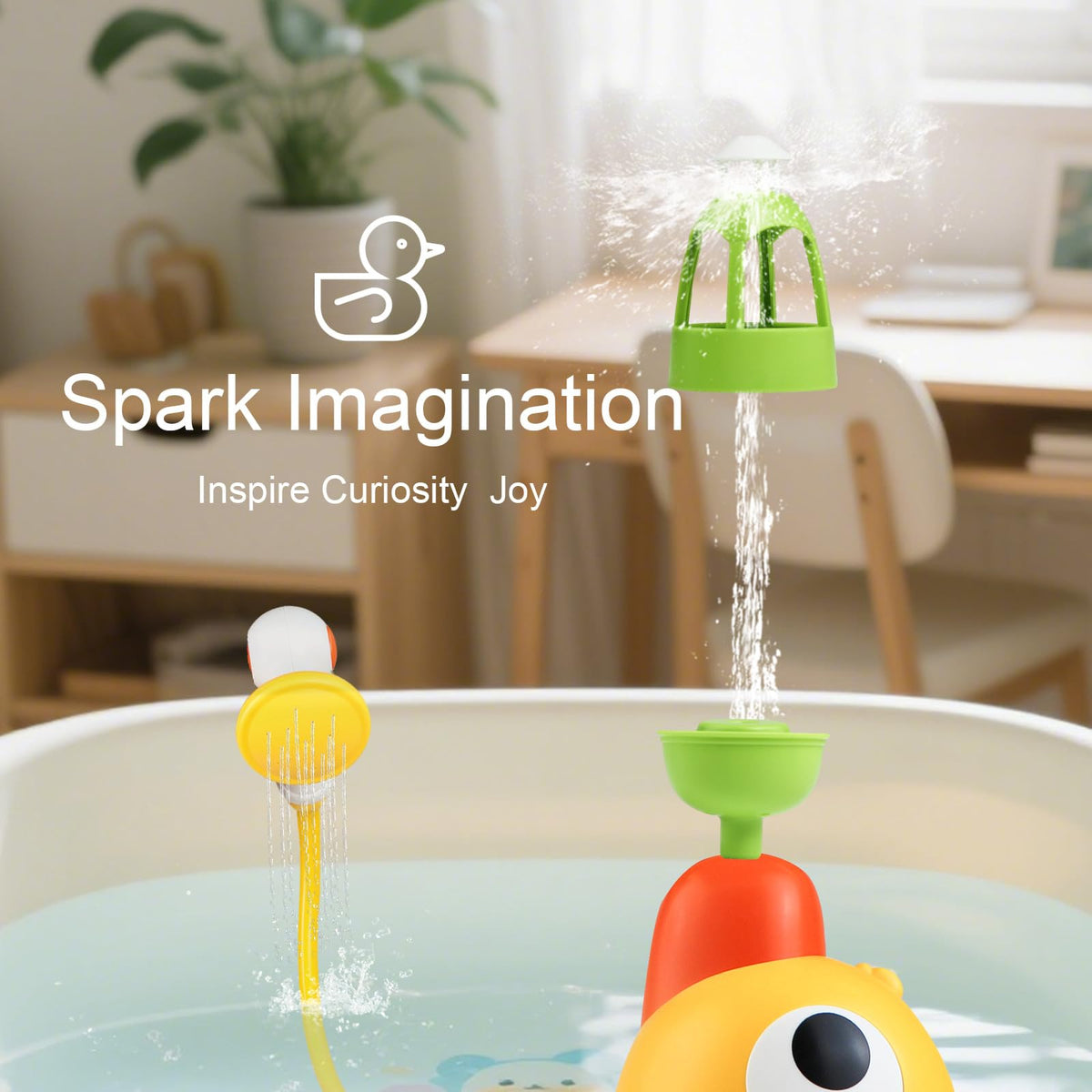 XYUYTOEI 360 Fountain creates lively streams that captivate toddlers.