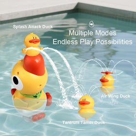 XYUYTOEI Battery compartment keeps electronics safe and dry during play.