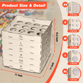 Xzunk LEGO organizer keeps workspaces tidy and creative projects easier.