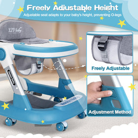 XZV Baby Walker linen seat provides breathable comfort for infants.