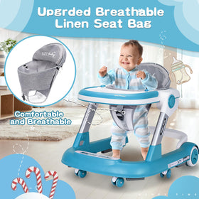 XZV Baby Walker features a wide, stable base for balanced steps.