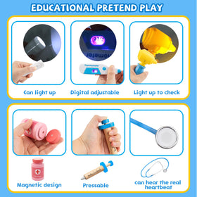 XZZO doctor kit bandages for caring, rescue-themed pretend medical scenarios
