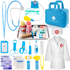 XZZO doctor kit stethoscope for pretend play and body-part exploration