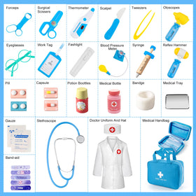 XZZO doctor kit syringe for safe, kid-friendly medical role play