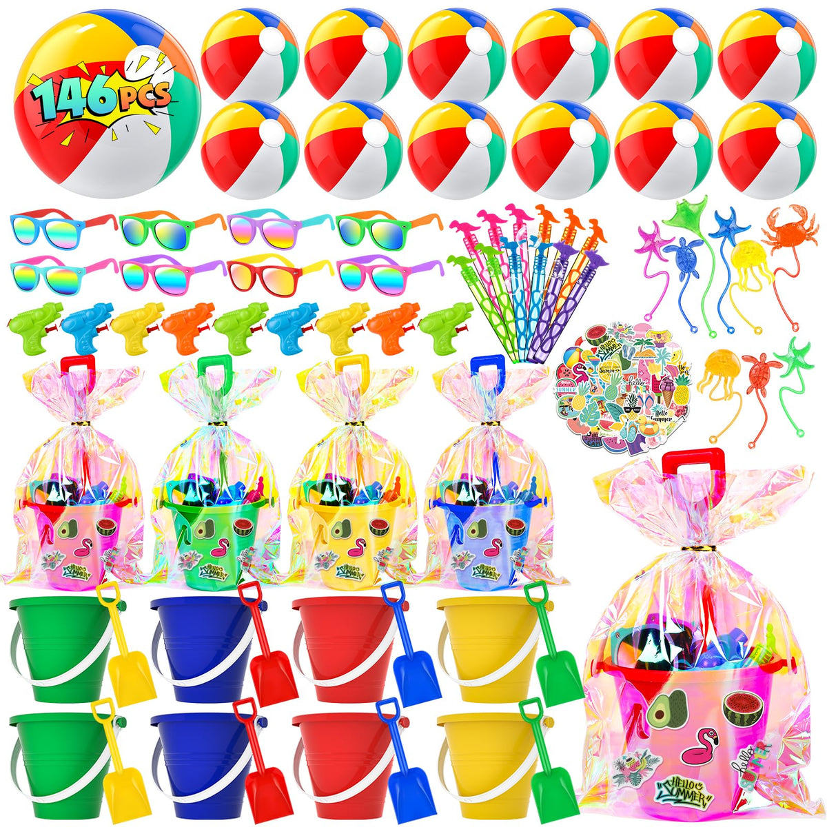 YADIYA 12in inflatable beach balls for pool parties and group games