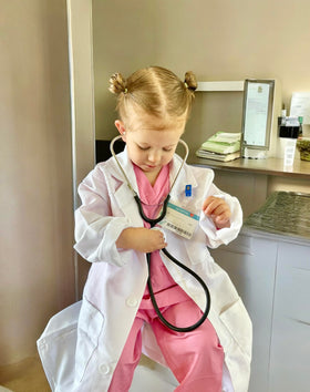 YADIYA real stethoscope for kids lets little doctors hear heartbeat during play.