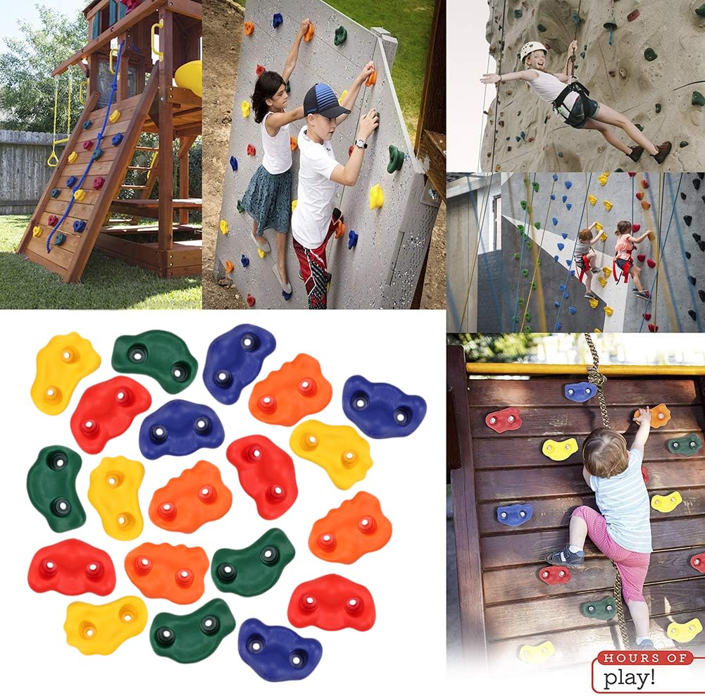 Yaegoo 20-piece holds upgrade for indoor and outdoor play structures.