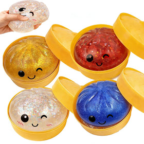 YAGUAN big squishy dumpling rainbow steamer pack for desk fun and stress relief.