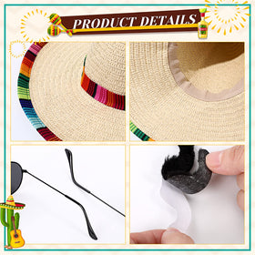 Yahenda fake mustaches offer playful costume accents for instant fun.