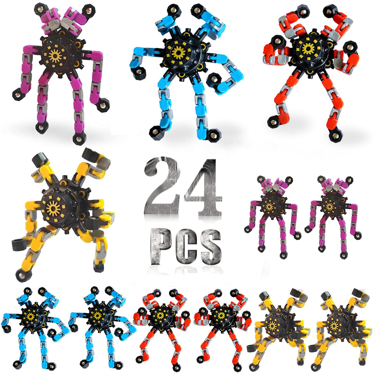 YAIUERL compact fidget toys for on-the-go stress relief and focus during tasks
