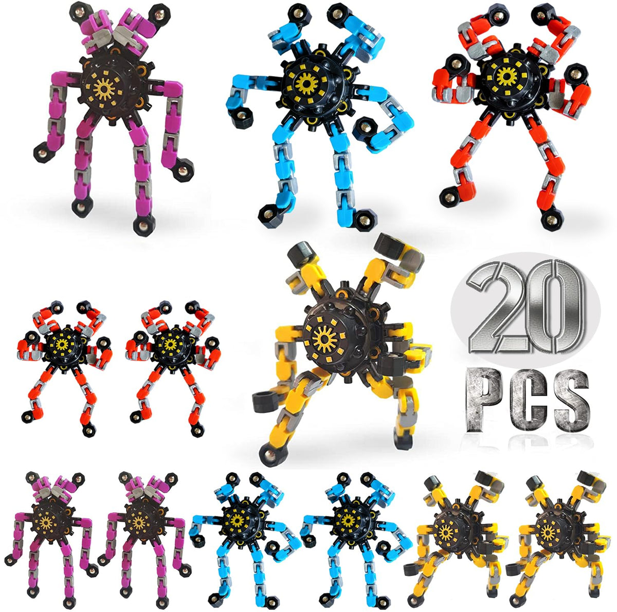 YAIUERL portable fidget toys for on-the-go play.