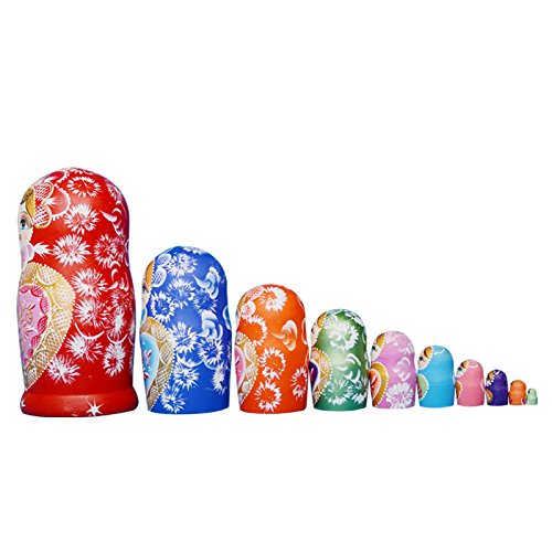 YAKELUS kid-friendly stackable dolls: safe for small hands and play