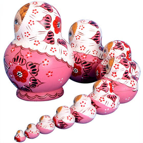 YAKELUS nesting doll set doubles as charm storage for candies or small jewelry.