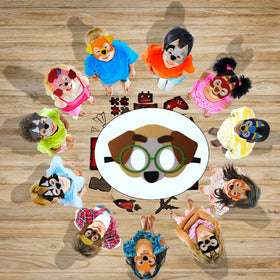 YALARY imaginative play puppy mask kit for themed celebrations