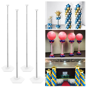 YALLOVE balloon column stand showing sturdy water base for stable displays
