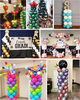 YALLOVE balloon column stand ready for party use with secure water base