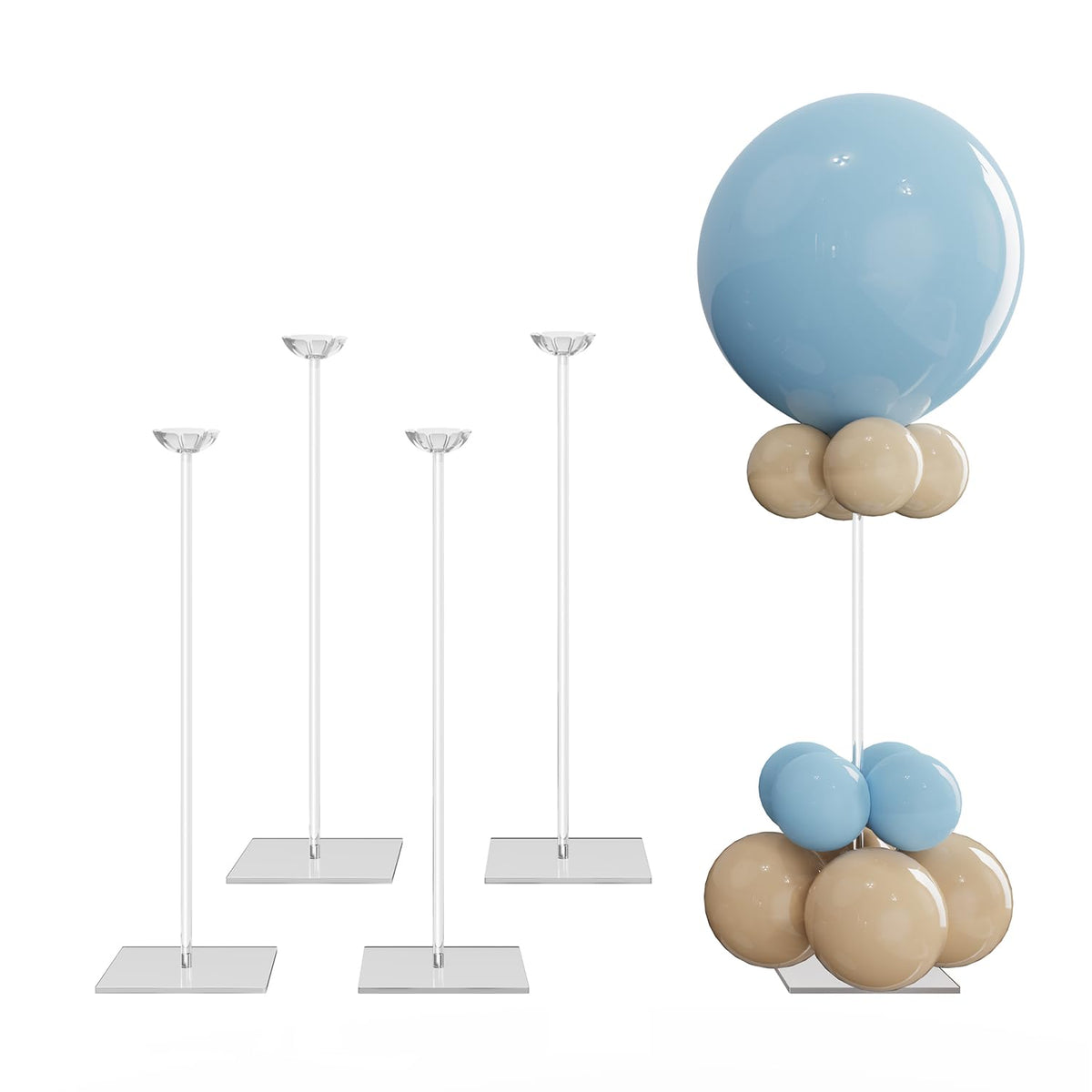 YALLOVE 4-pack means cohesive centerpieces across multiple tables