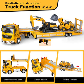 Yalujumb bulldozer toy with sturdy performance and rotating blade action