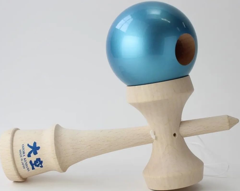 Ozora Kendama side view showing balanced silhouette for trick stability