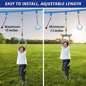 YAMIPROBI Ninja Swing non-slip surface ensures secure grip during spins